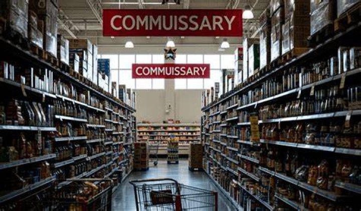 Can civilians work at the commissary?