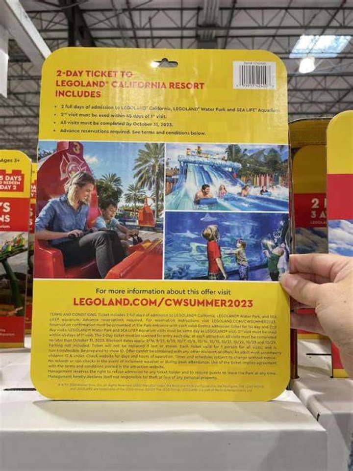 Can I get Legoland tickets at Costco?