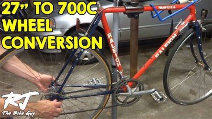 Can I put 700C tires on a 27 inch bike?