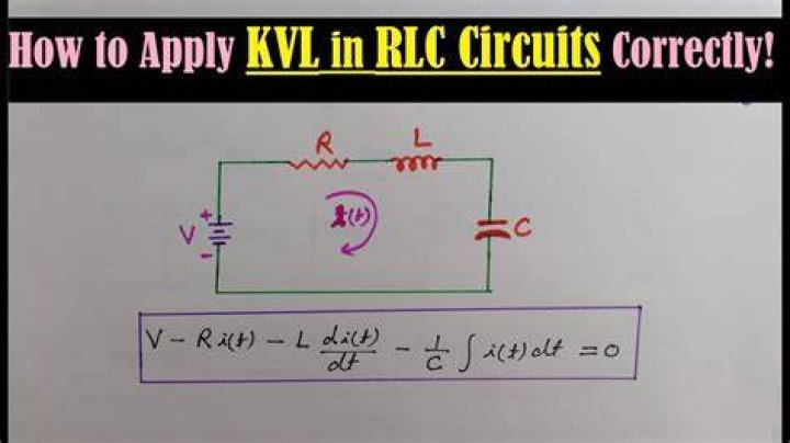 Can we apply KVL in RLC circuit?