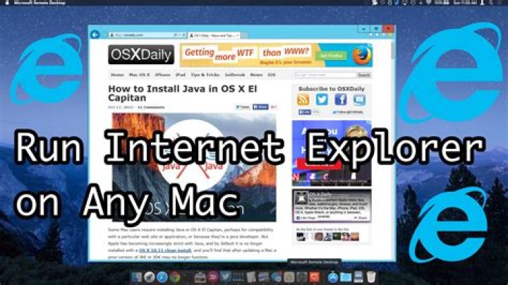 Can you download the old Internet Explorer for Mac?
