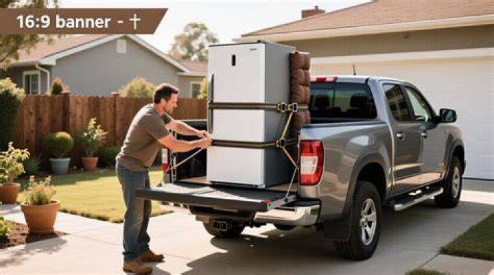 Can you put a fridge in a pickup truck?