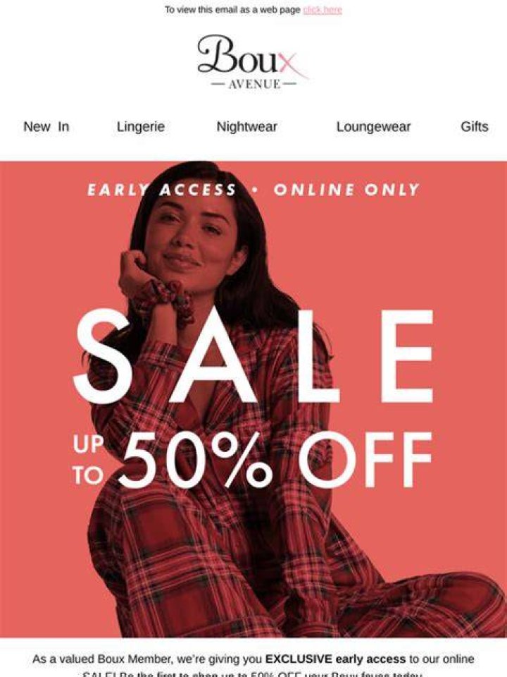 Can you return sale items BOUX Avenue?