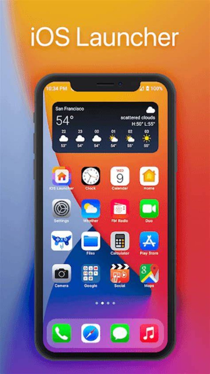 Can you use a launcher on iPhone?