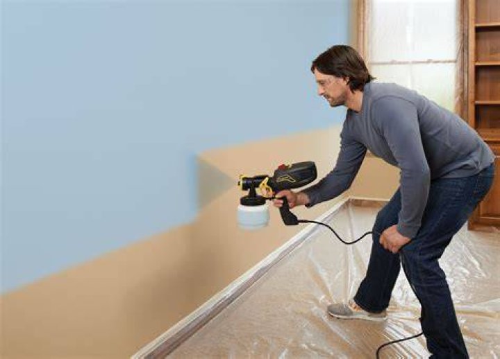Can you use a spray paint gun on interior walls?