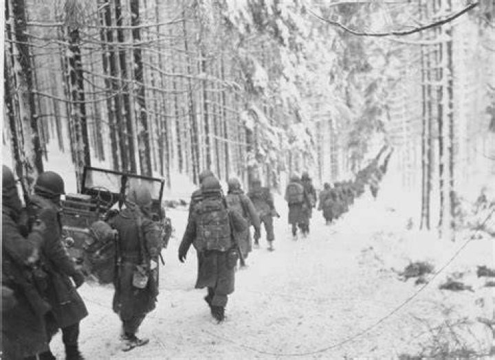 Did any black soldiers fight in the Battle of the Bulge?