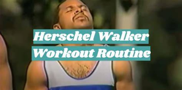 Did Herschel Walker eat one meal a day?
