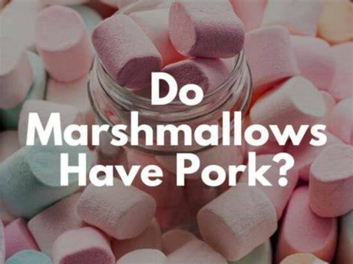 Do great value marshmallows have pork?