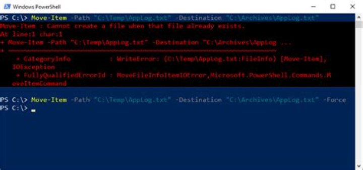 Does file move overwrite?