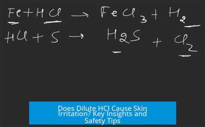 Does HCL dissolve skin?
