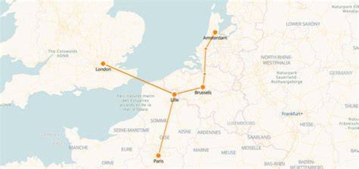 Does the Eurostar go straight to Bruges?