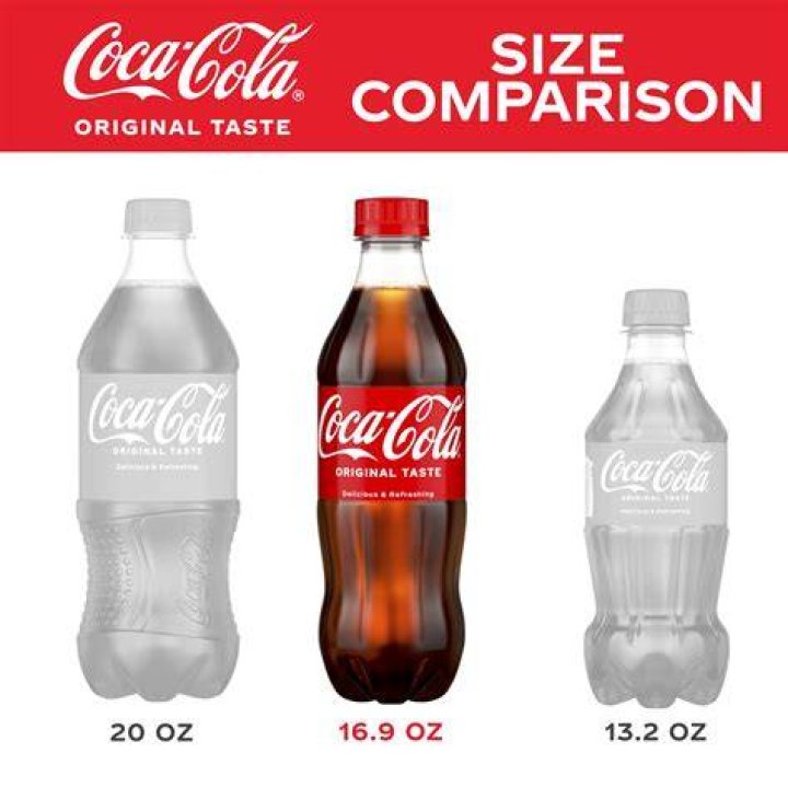 How big is a 16 oz Coke bottle?