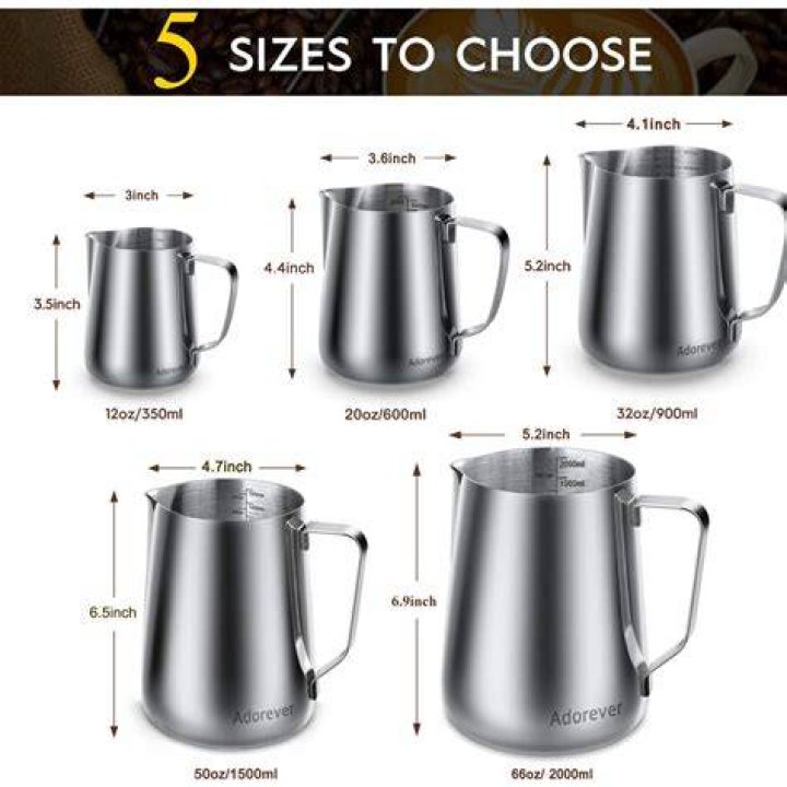 How big is a 32 oz pitcher?