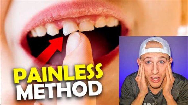 How can I loosen my tooth fast?