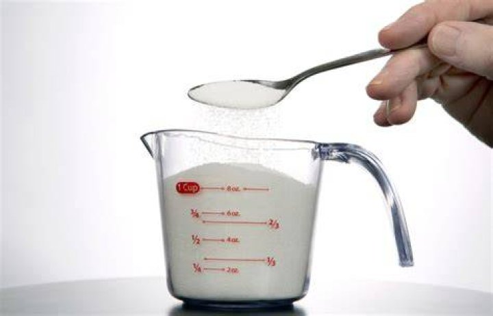 How can I measure sugar without a measuring cup?