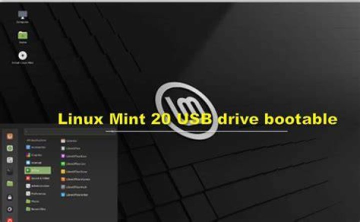 How do I create a bootable USB for Linux Mint 20?