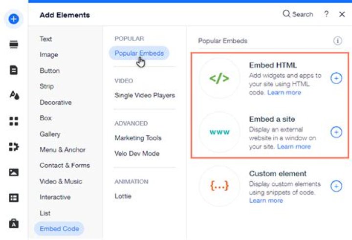 How do I embed a video in HTML from a website?