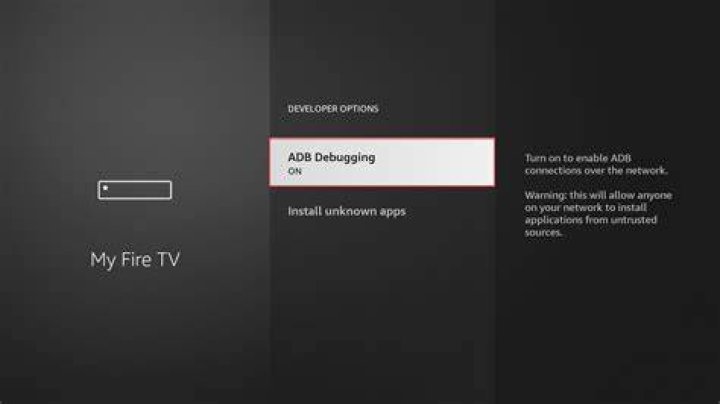 How do I enable ADB on my Amazon Fire?