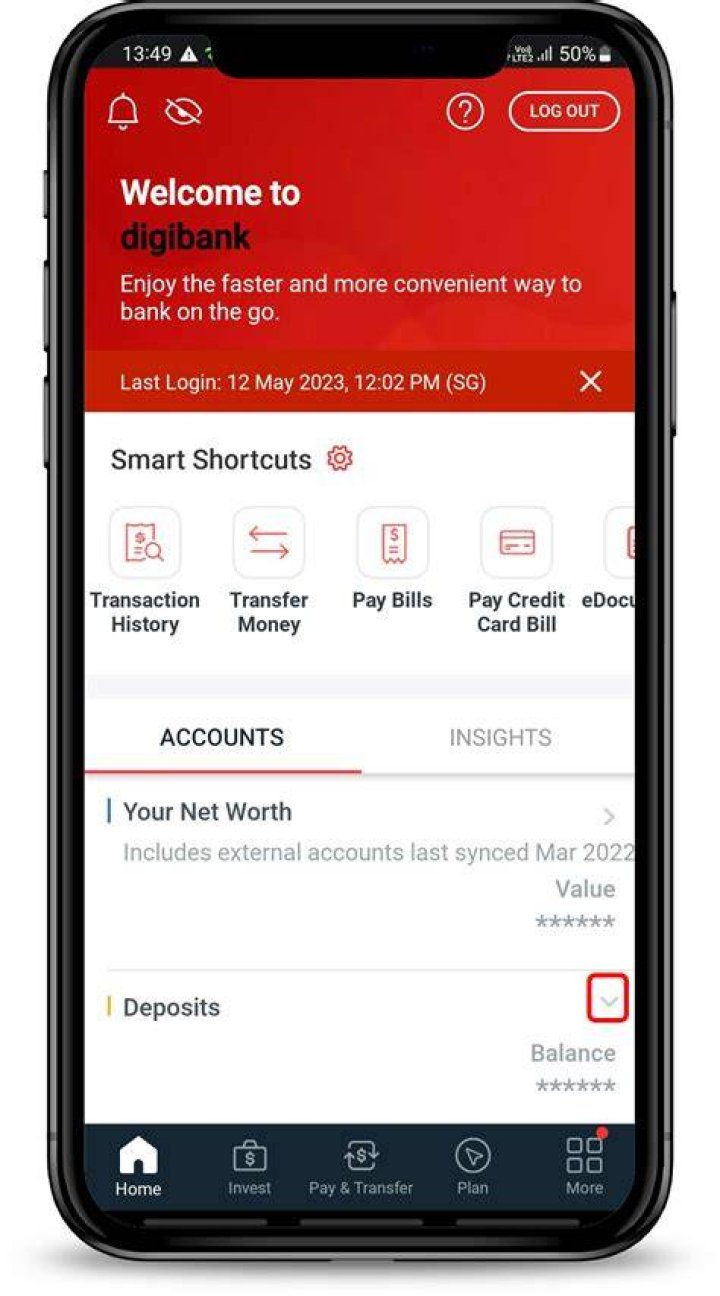 How do I find my account number for L&N app?