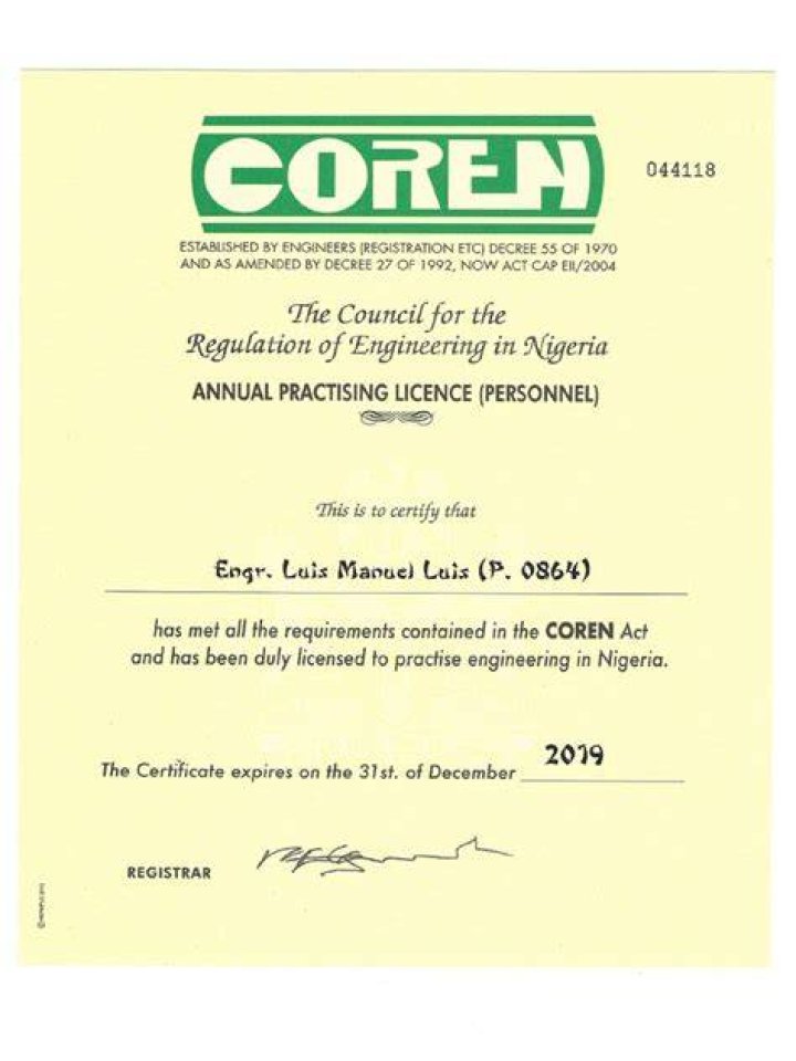 How do I get a COREN certificate?