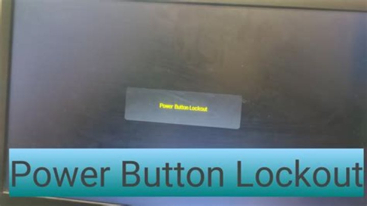 How do I lock my power button?