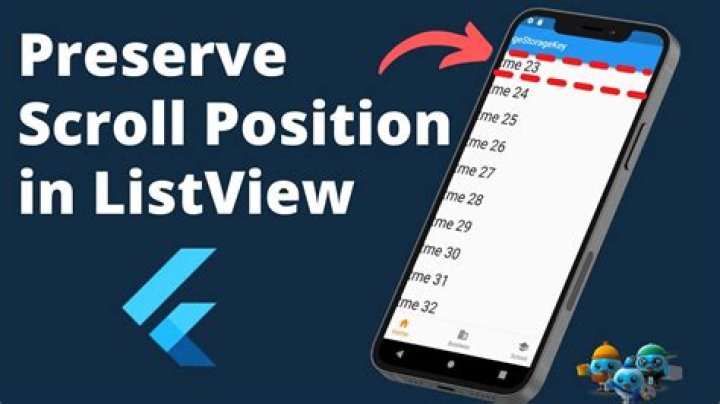How do I reset scroll position?