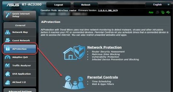 How do I set parental controls on Asus router?