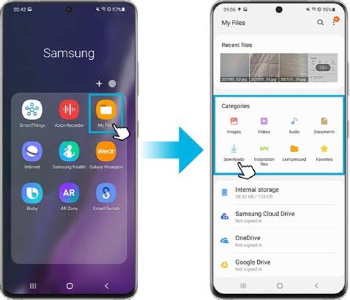 How do I transfer files from my Samsung Galaxy S4 to my computer?
