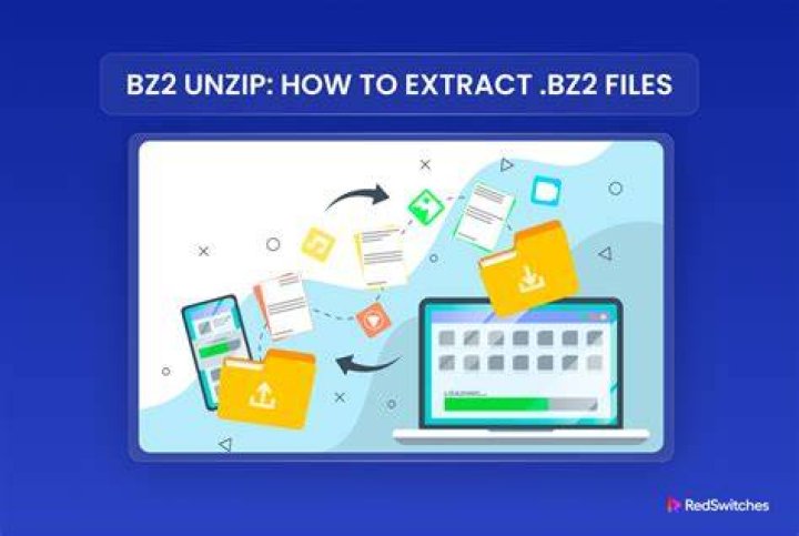 How do I unzip a BZ2 file?