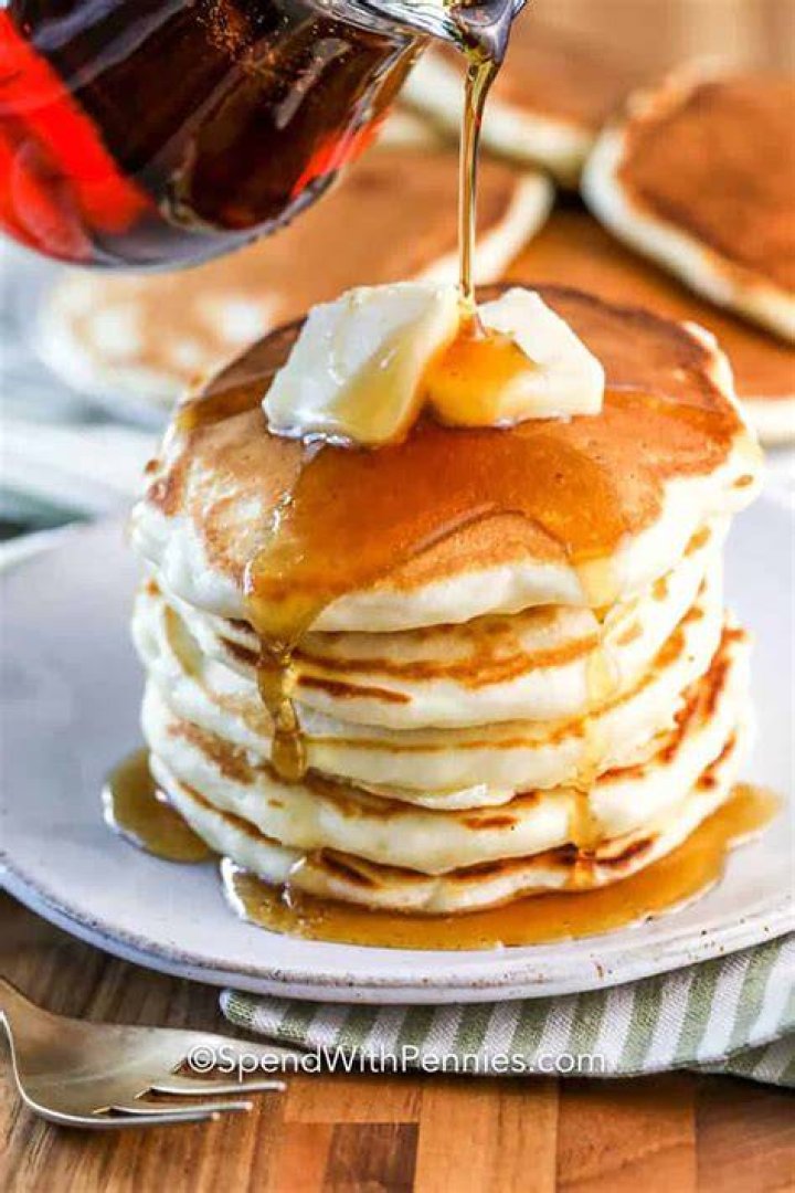 How do you add sweetness to pancakes?