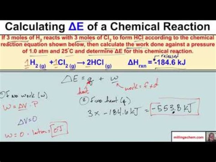 How do you calculate delta E in chemistry?