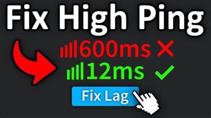 How do you fix a bad ping?