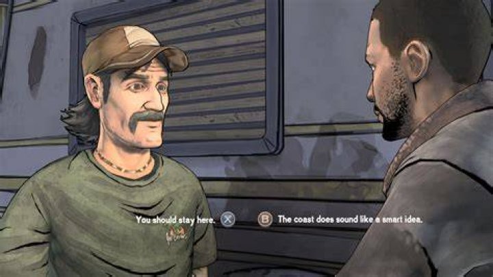 How do you get the map from Kenny in The Walking Dead game?