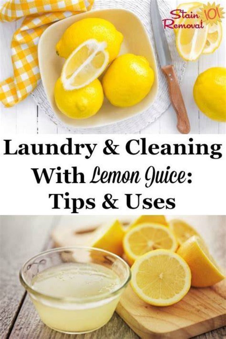 How do you make a cleaning solution with lemon juice?