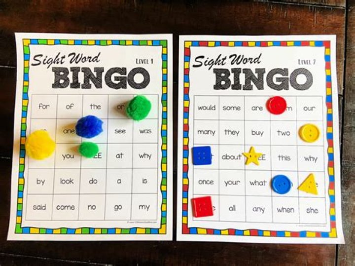 How do you make a sight word bingo game?