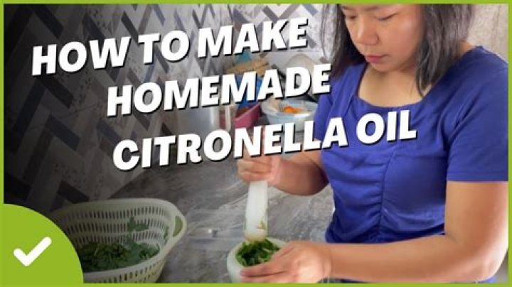 How do you make citronella lotion?