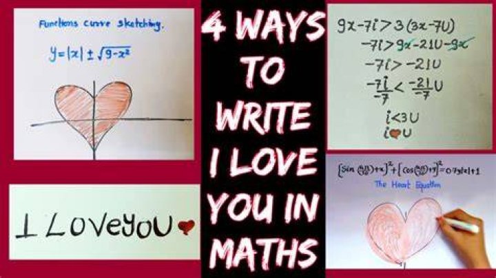 How do you write love numbers?