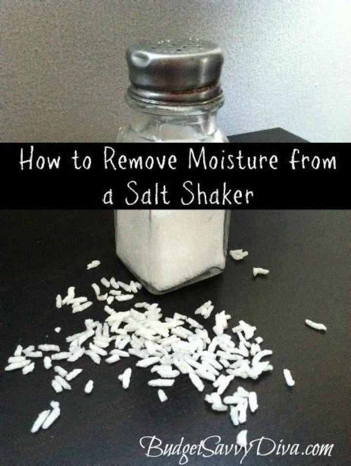 How does salt remove moisture?