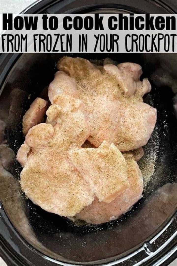 How long does it take to cook frozen chicken in crock pot?