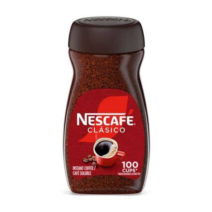 How many calories are in Nescafe Clasico dark roast?