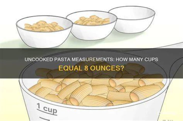 How many cups are in a box of uncooked macaroni?