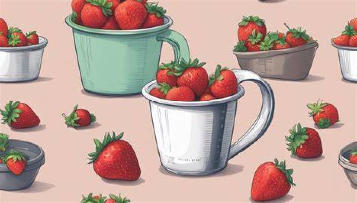 How many cups are in a pint of strawberries?