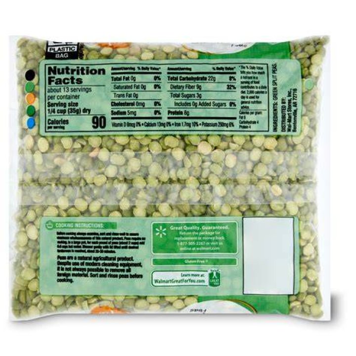 How many cups is 16 oz dried split peas?