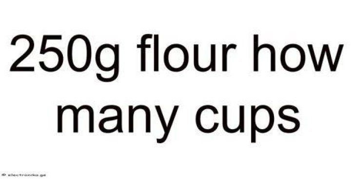 How many cups is 250g of couscous?
