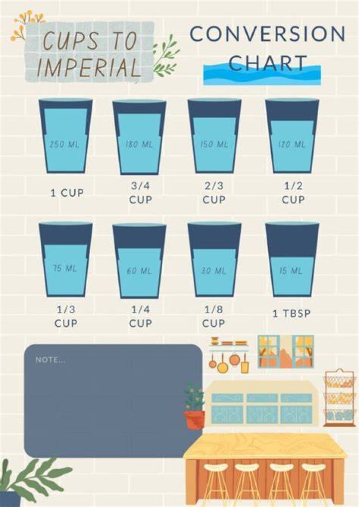 How many cups is 4 Litres of milk?