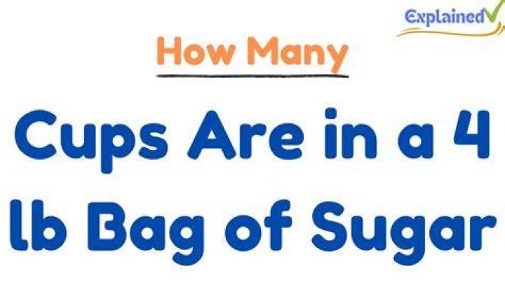 How many cups is in a 4 lb bag?