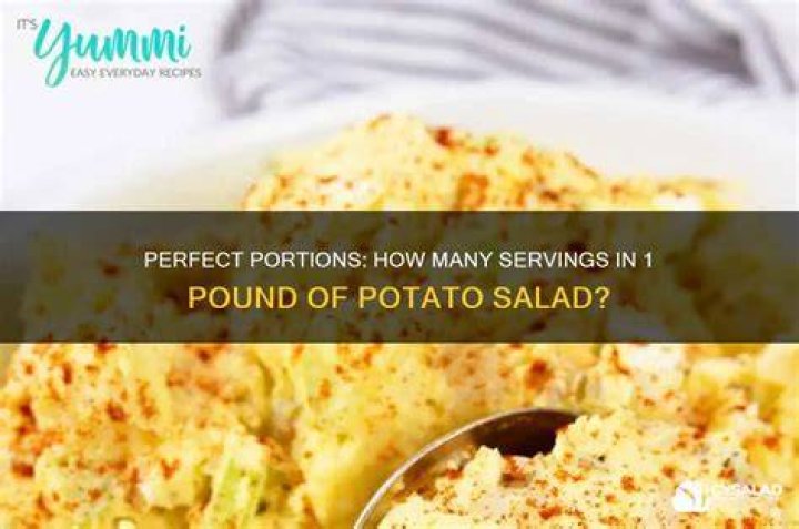 How many cups of potato salad are in a pound?