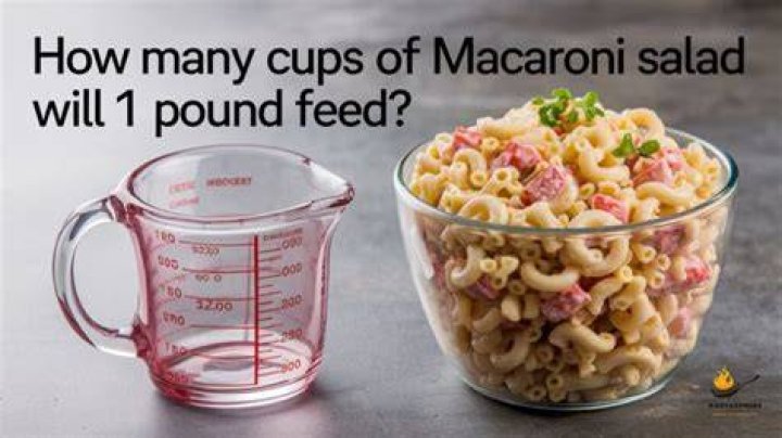 How many cups of raw macaroni equals a pound?