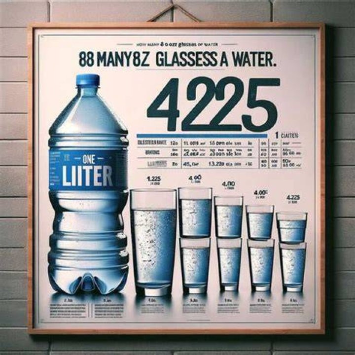 How many glasses is a liter of water?
