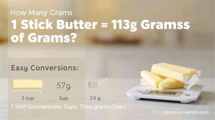 How many grams is in a stick?